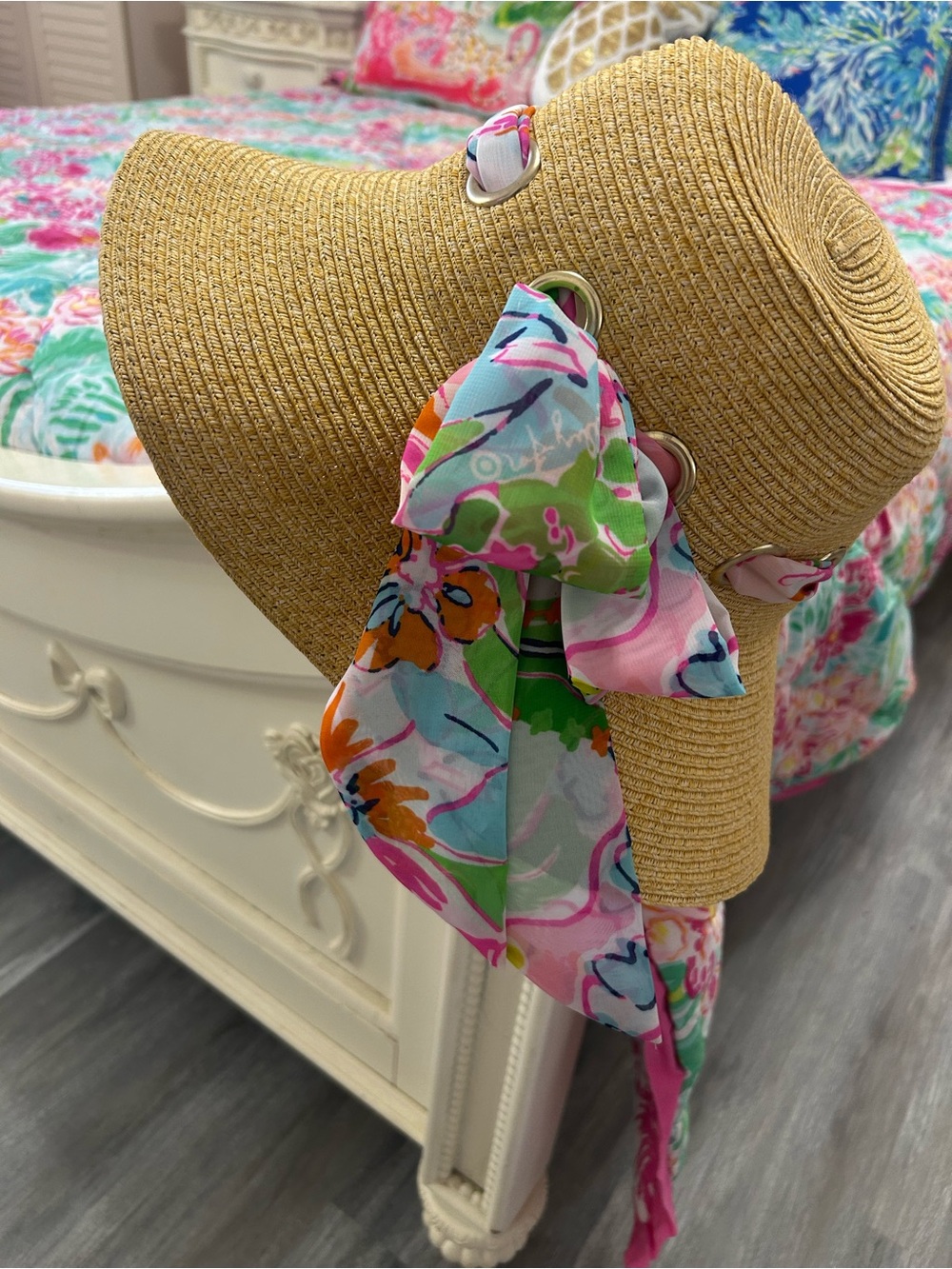 Lilly Pulitzer for Target sun straw hat